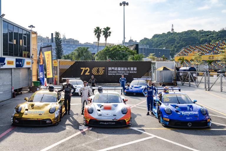 Five Porsche 911 GT3 R to tackle legendary Macau Grand Prix