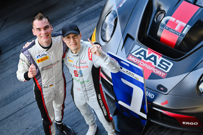 Porsche clinches stunning Thailand Super Series Drivers’ Championship and another Super GT podium