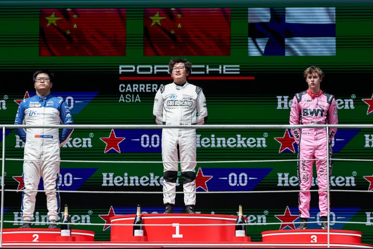 Porsche Carrera Cup Asia starts new era in Shanghai as Porsche clinches SRO GT Cup victory